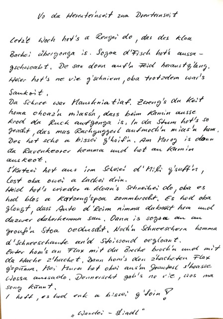 Dialekt Text